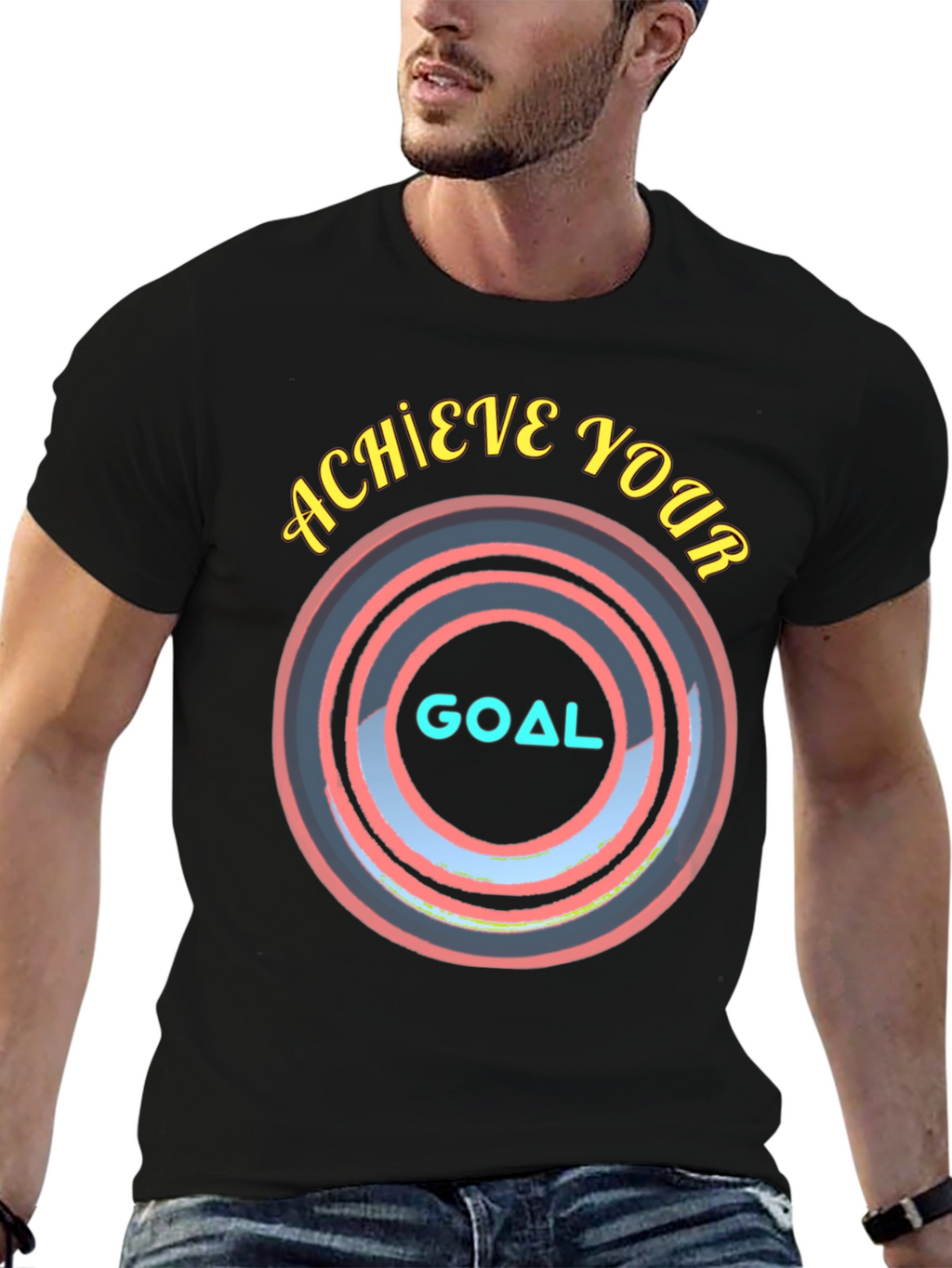 Achieve Your Goal T-Shirt - Motivational Design