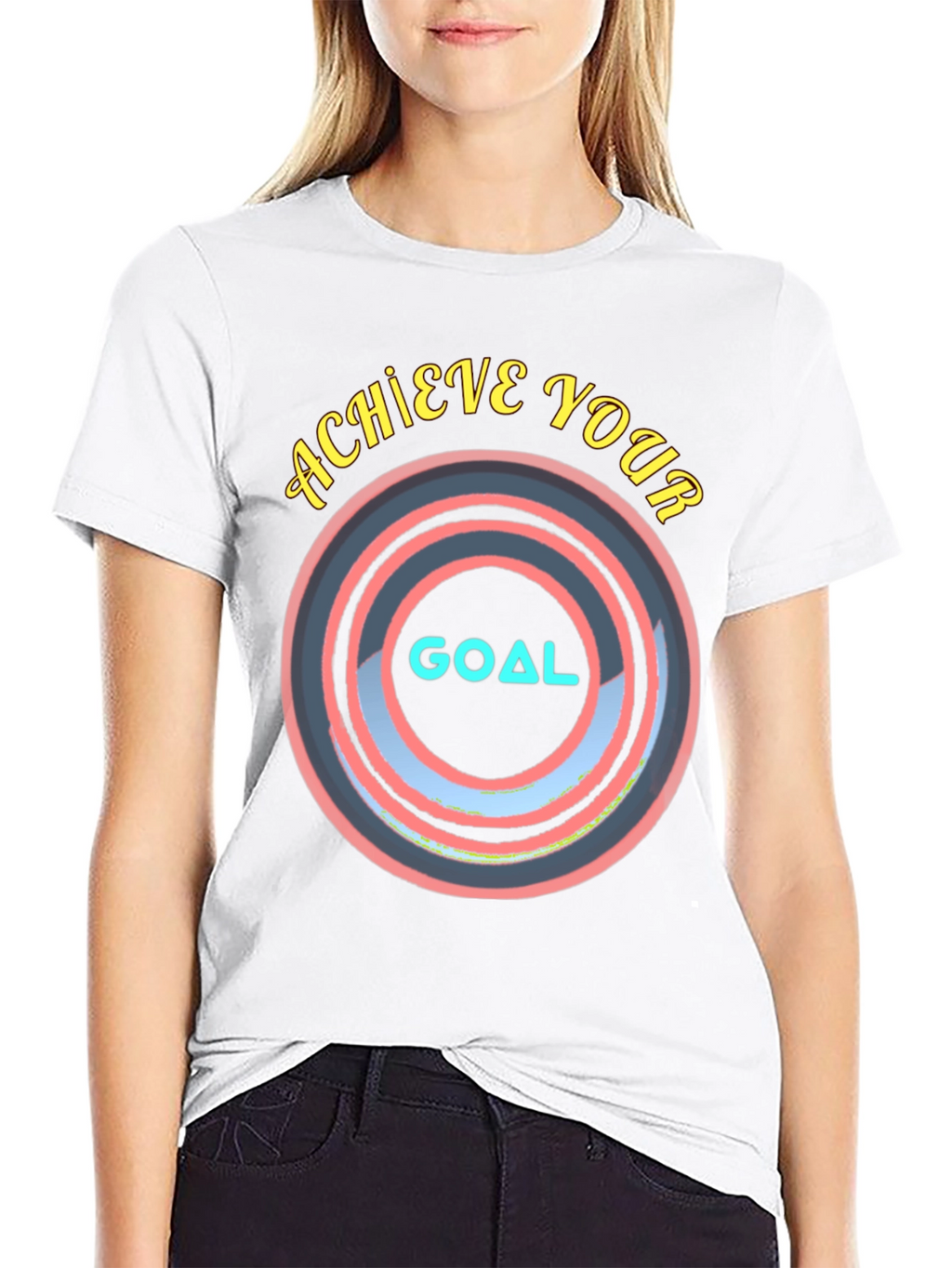 Achieve Your Goal T-Shirt - Motivational Design