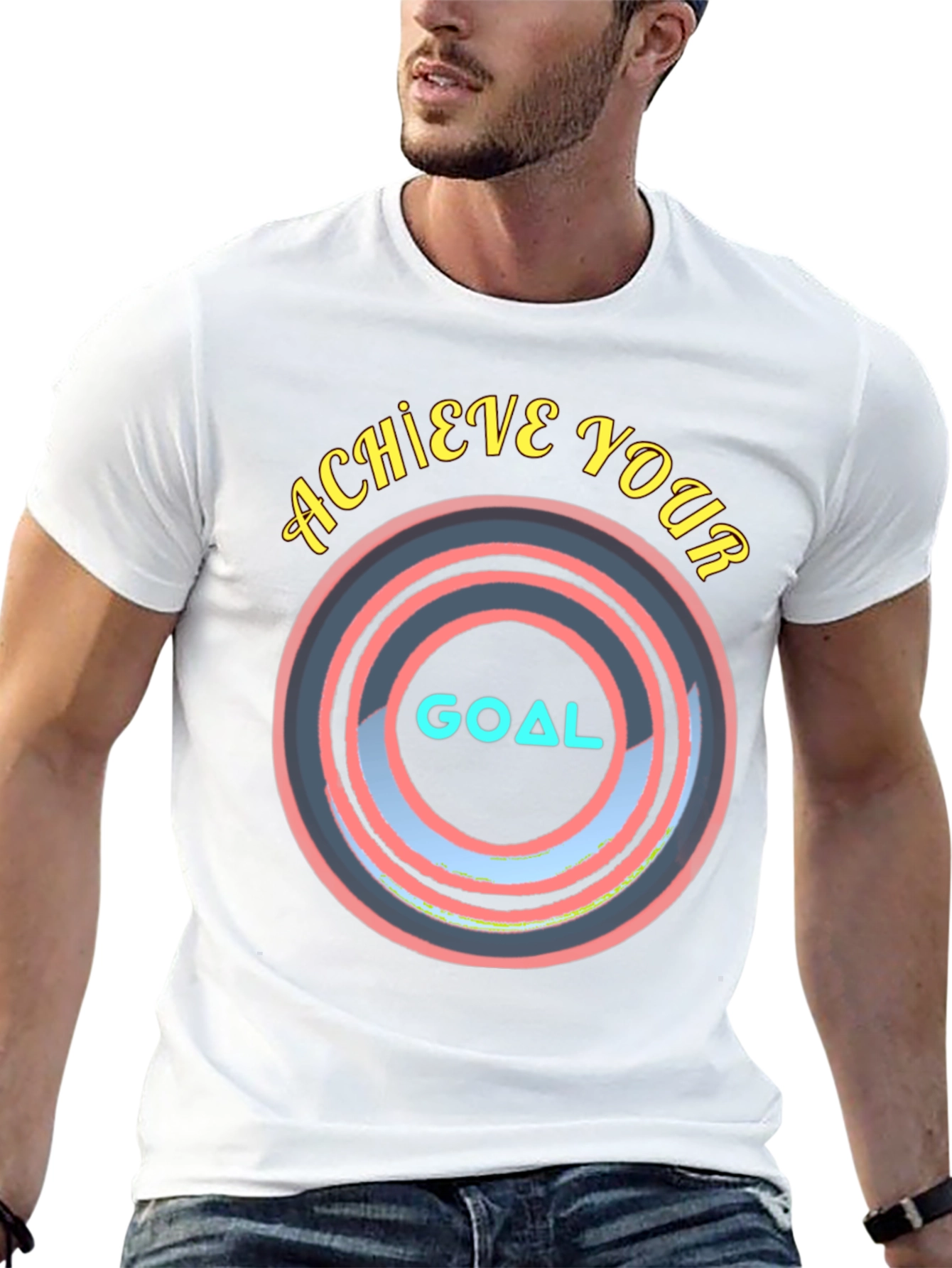 Achieve Your Goal T-Shirt - Motivational Design