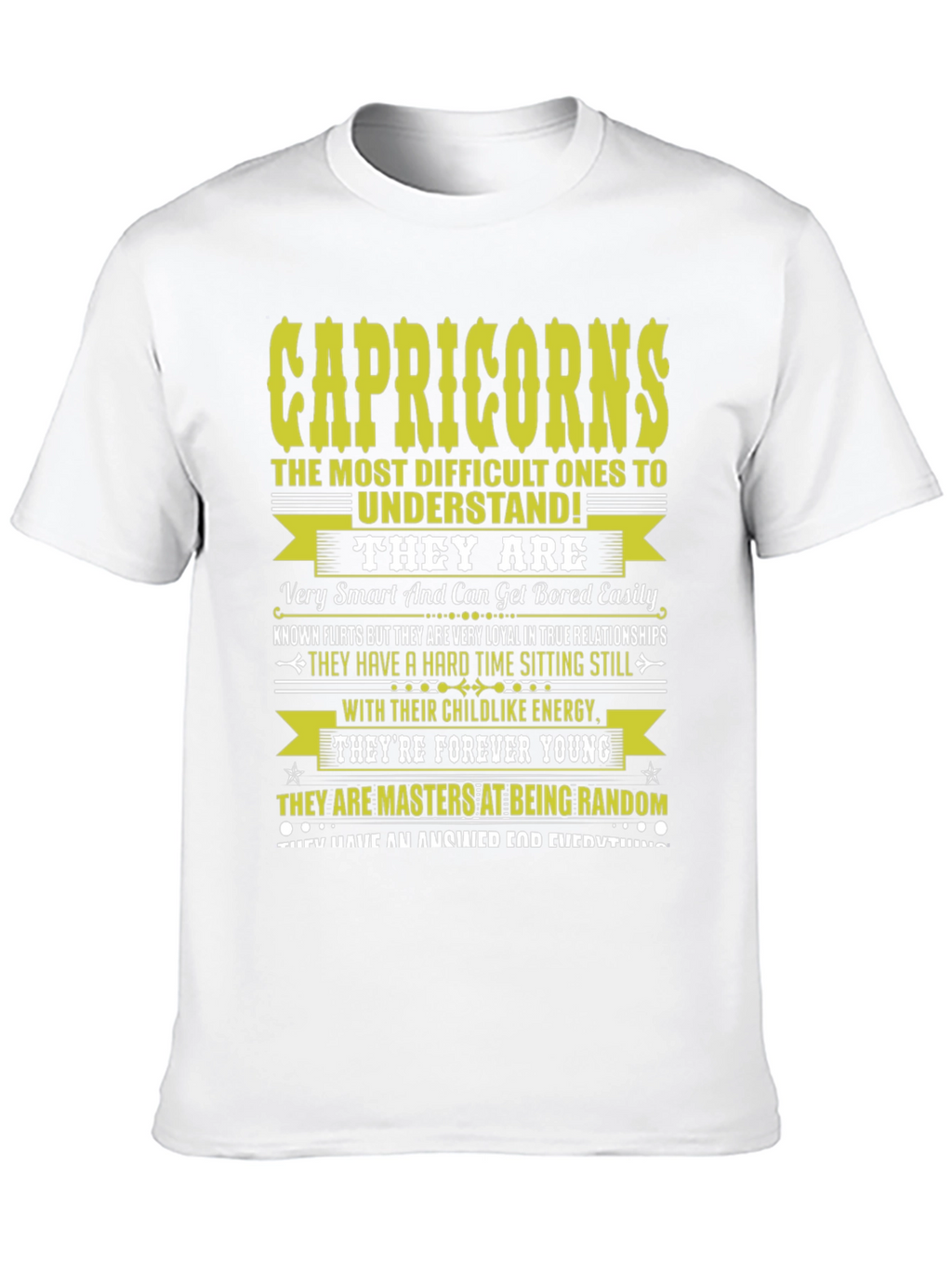Capricorn Zodiac Sign T-Shirt