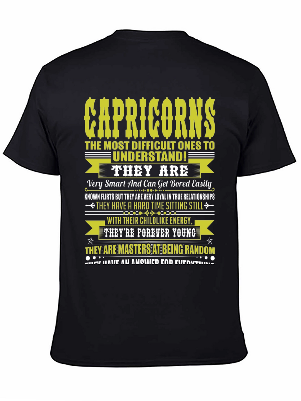 Capricorn Zodiac Sign T-Shirt