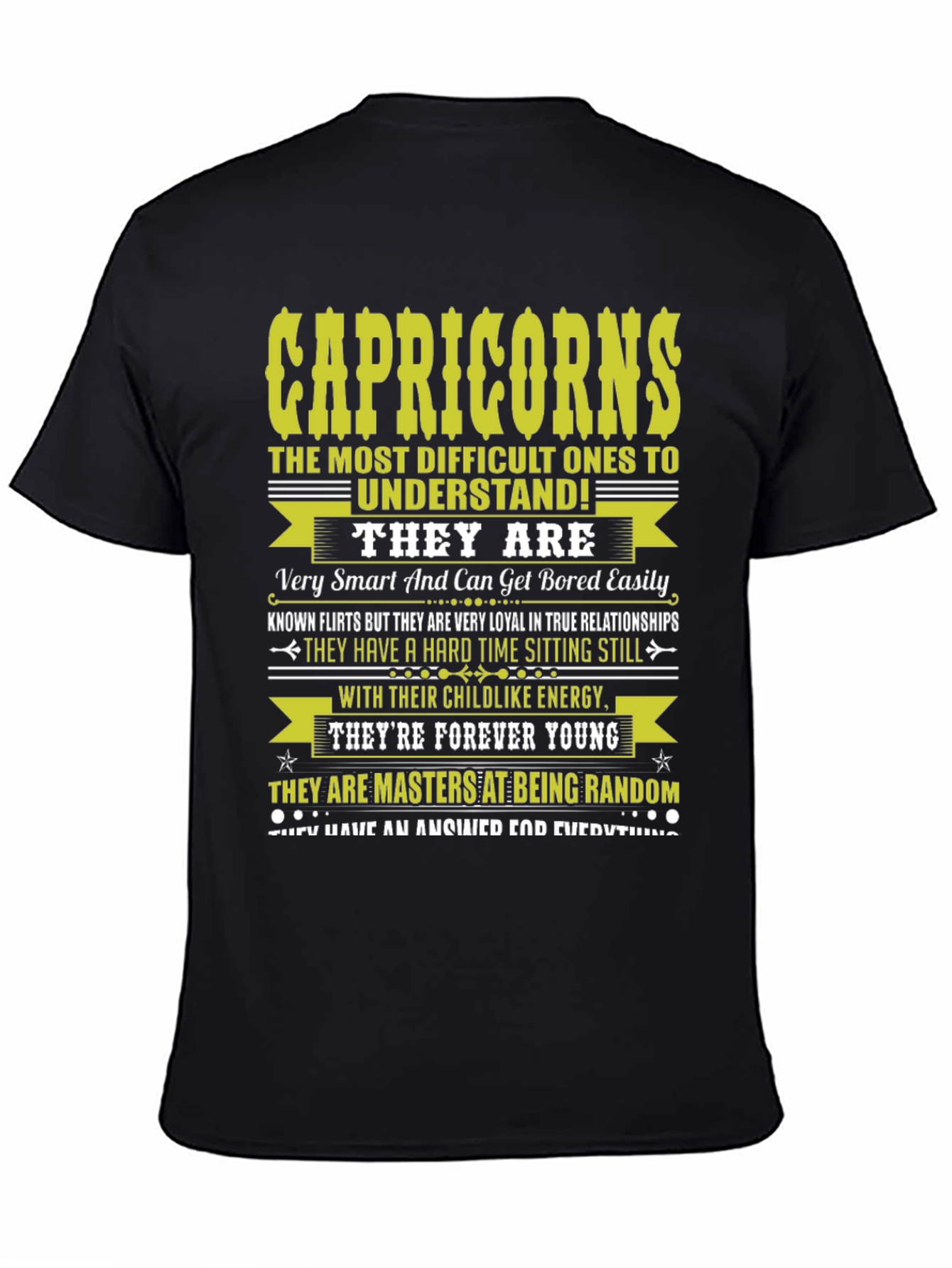 Capricorn Zodiac Sign T-Shirt