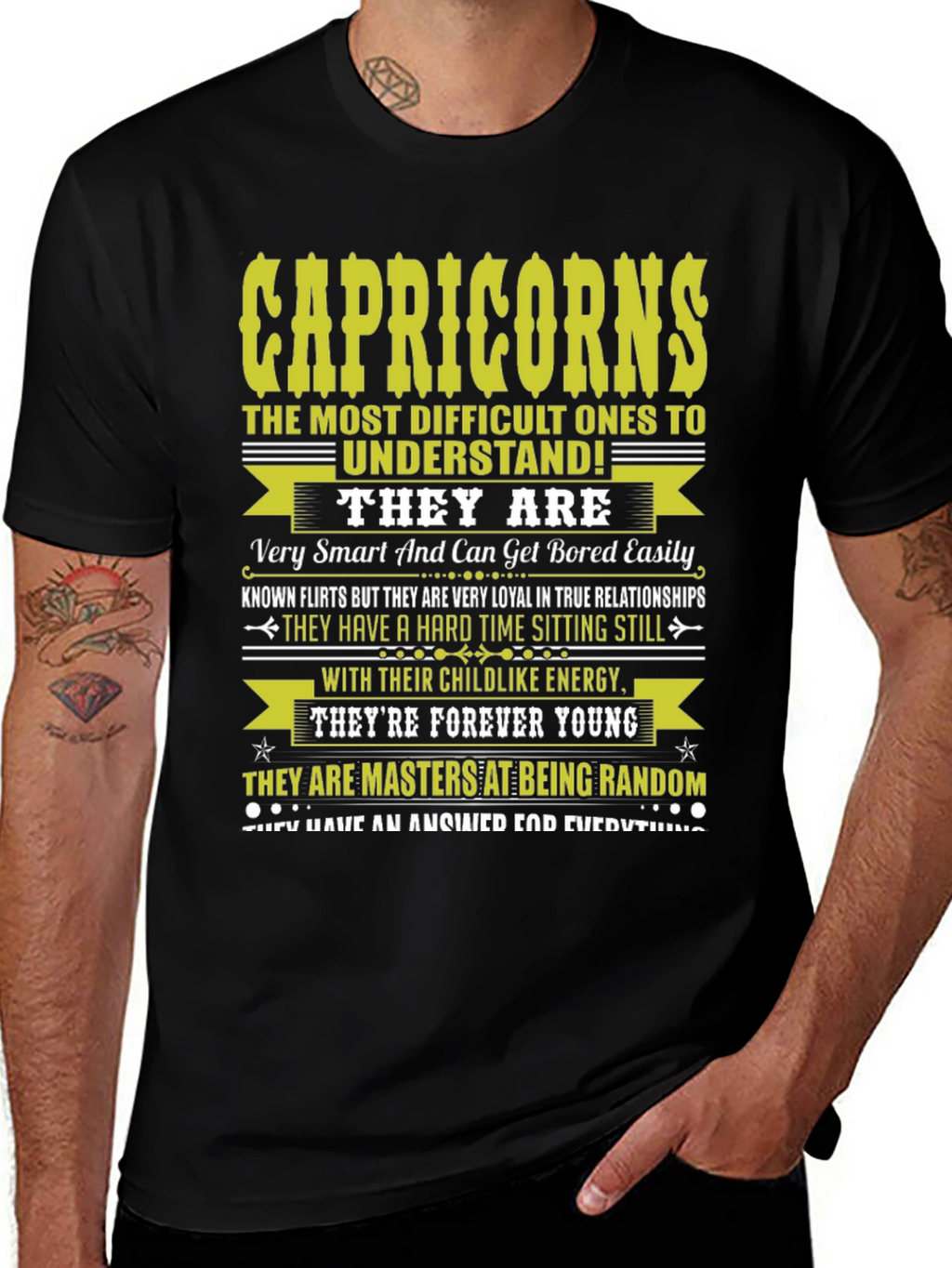 Capricorn Zodiac Sign T-Shirt