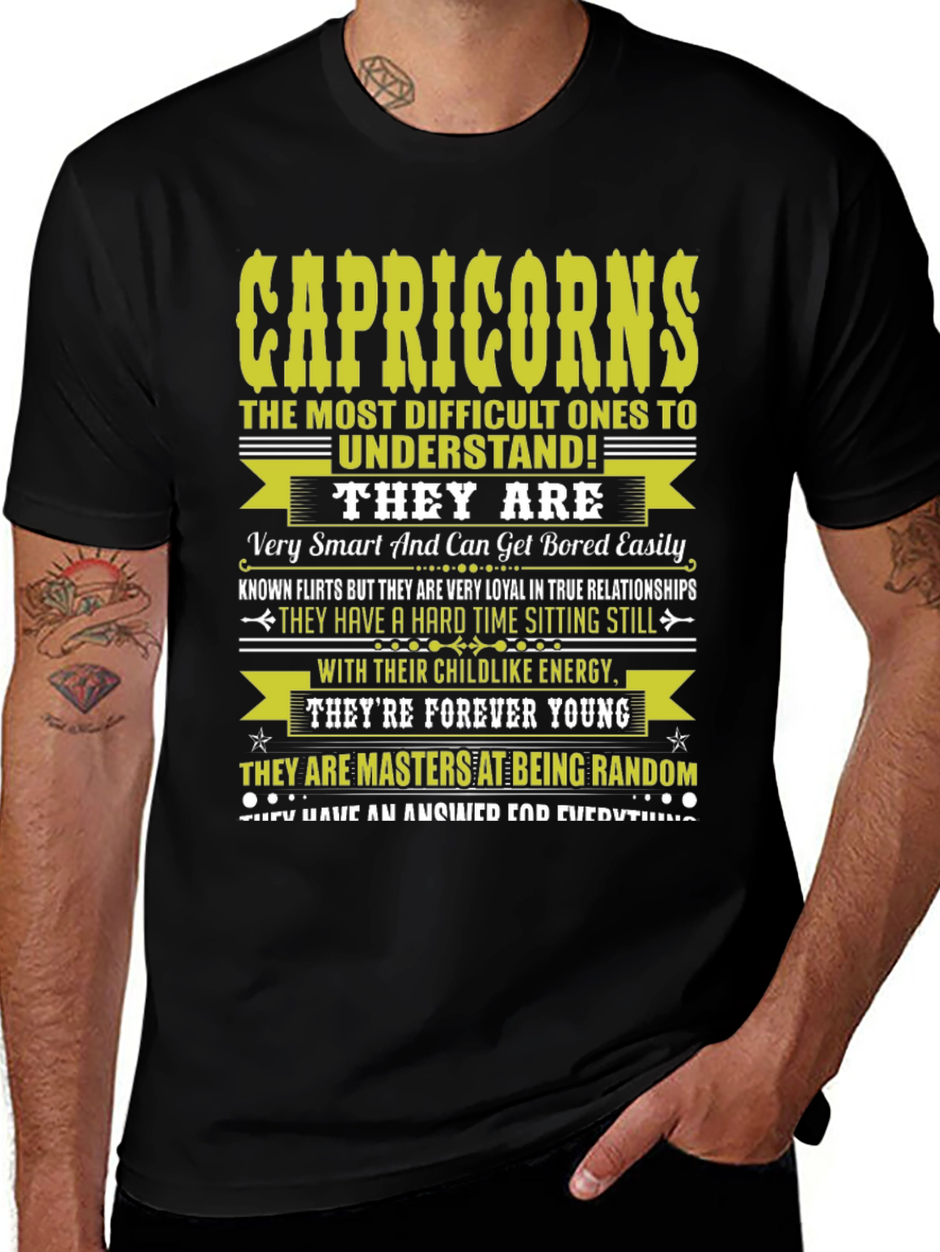 Capricorn Zodiac Sign T-Shirt