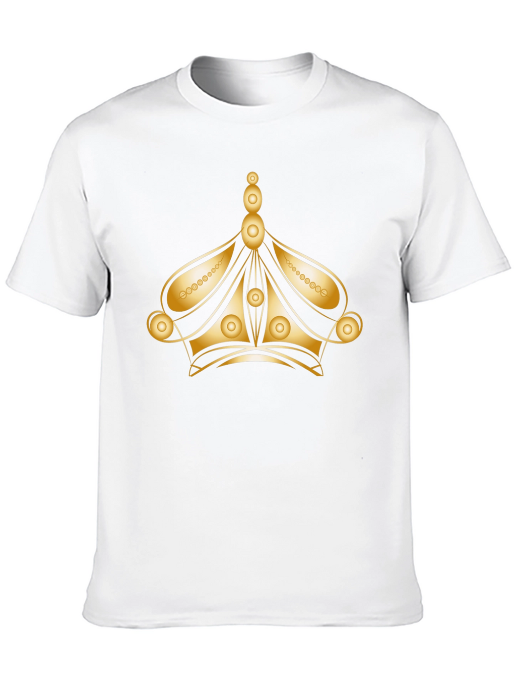 Gold Crown Graphic Black Tee