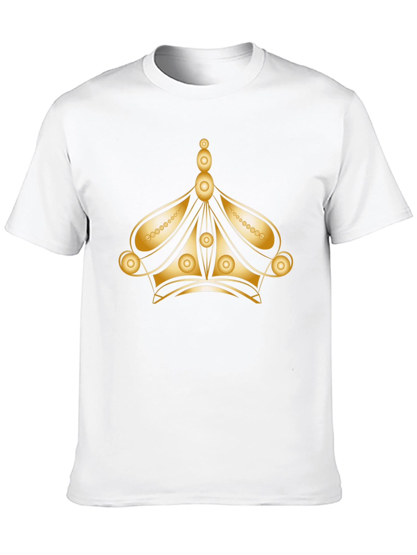 Gold Crown Graphic Black Tee