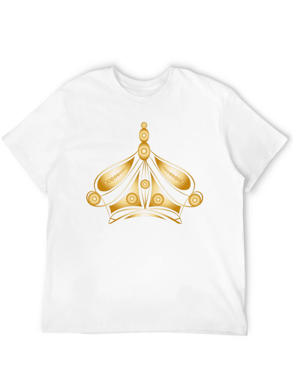 Gold Crown Graphic Black Tee