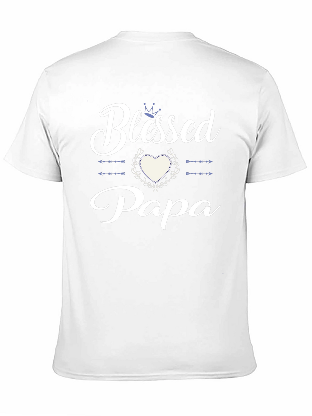 Blessed Papa Graphic Tee - Mens Black T-Shirt