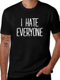 I Hate Everyone Graphic Tee - Black T-Shirt