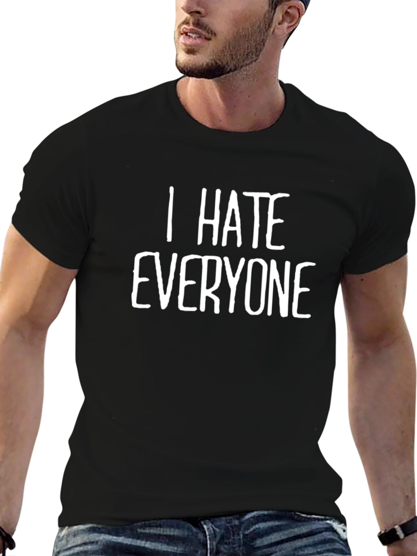 I Hate Everyone Graphic Tee - Black T-Shirt