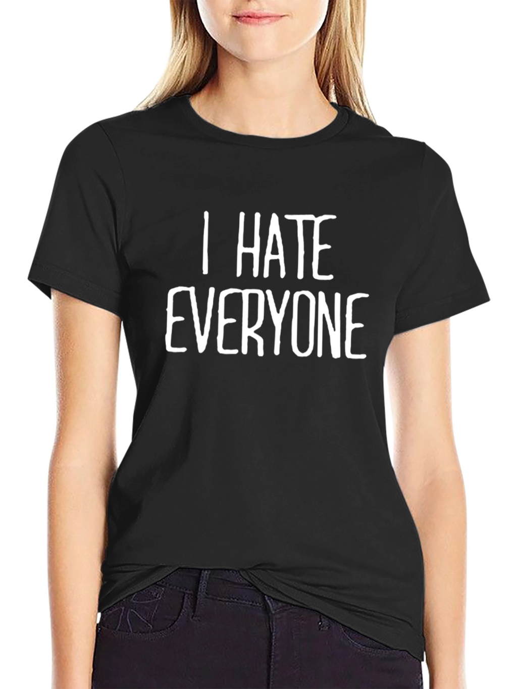 I Hate Everyone Graphic Tee - Black T-Shirt