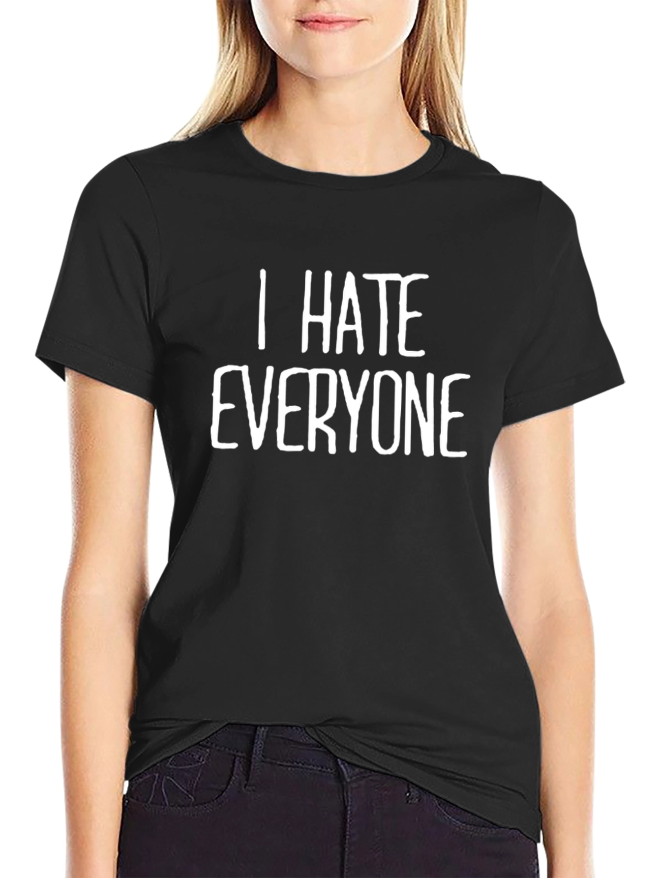 I Hate Everyone Graphic Tee - Black T-Shirt