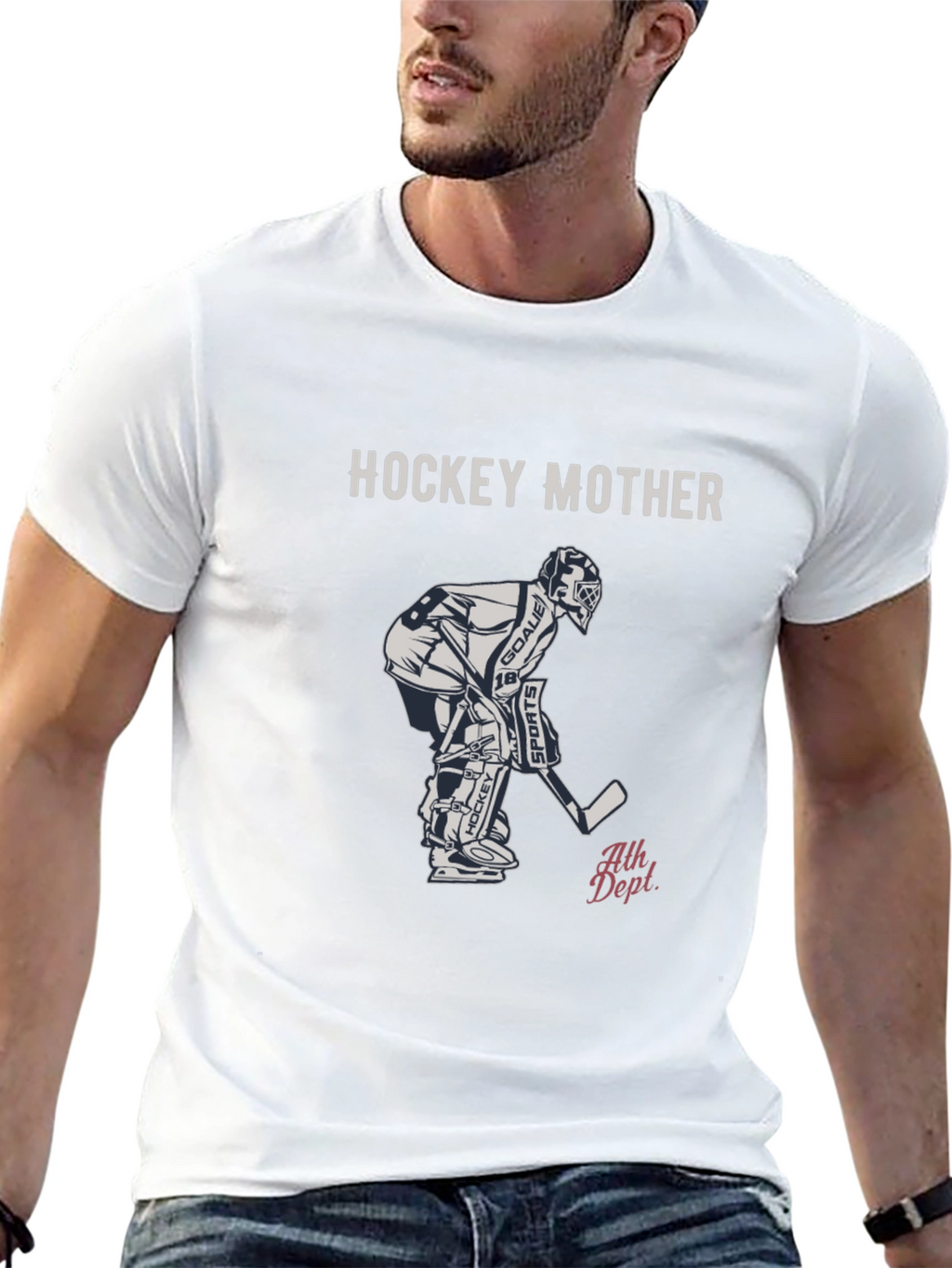 Hockey Mother T-Shirt - Goalie Graphic Tee