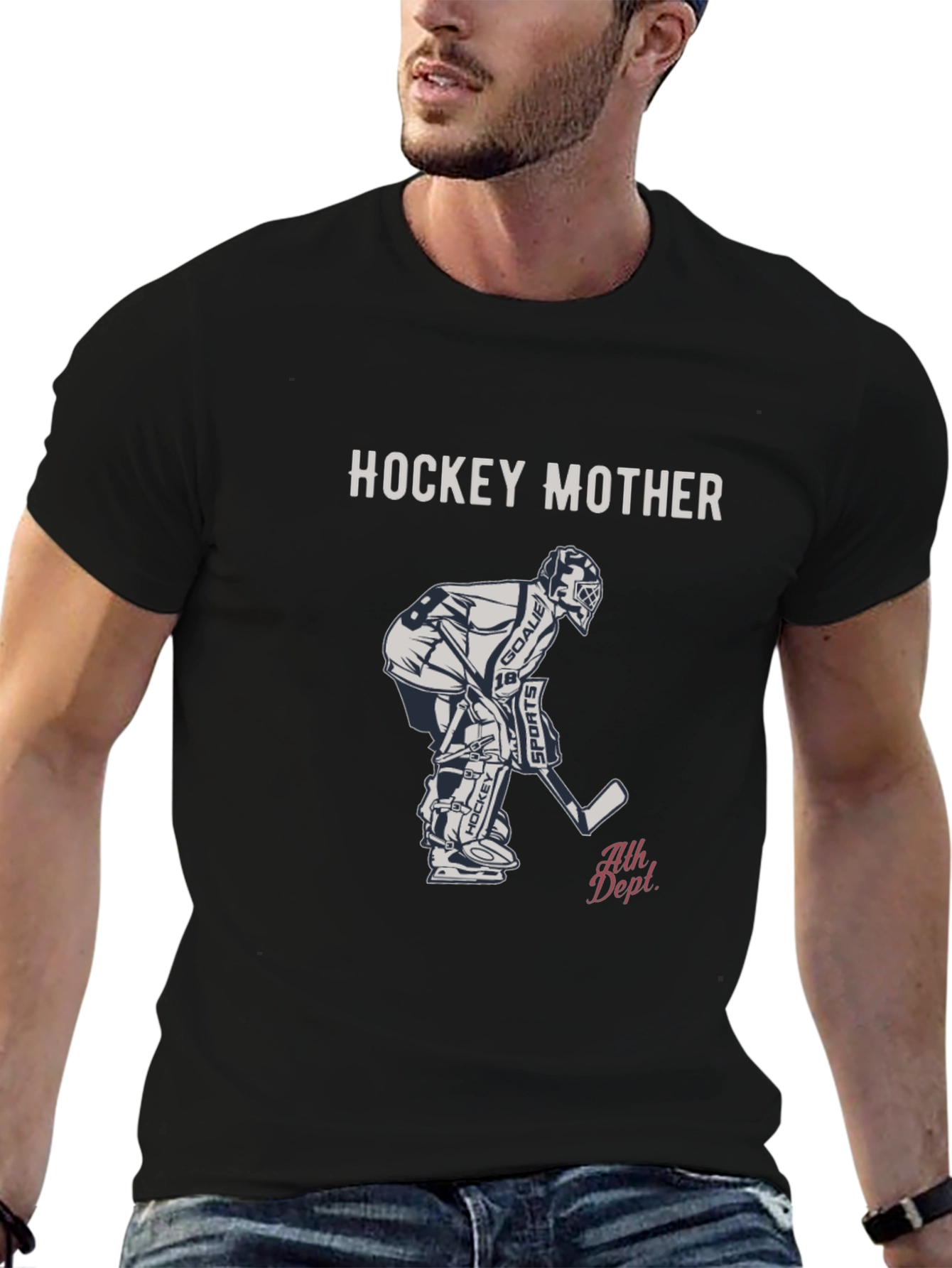 Hockey Mother T-Shirt - Goalie Graphic Tee