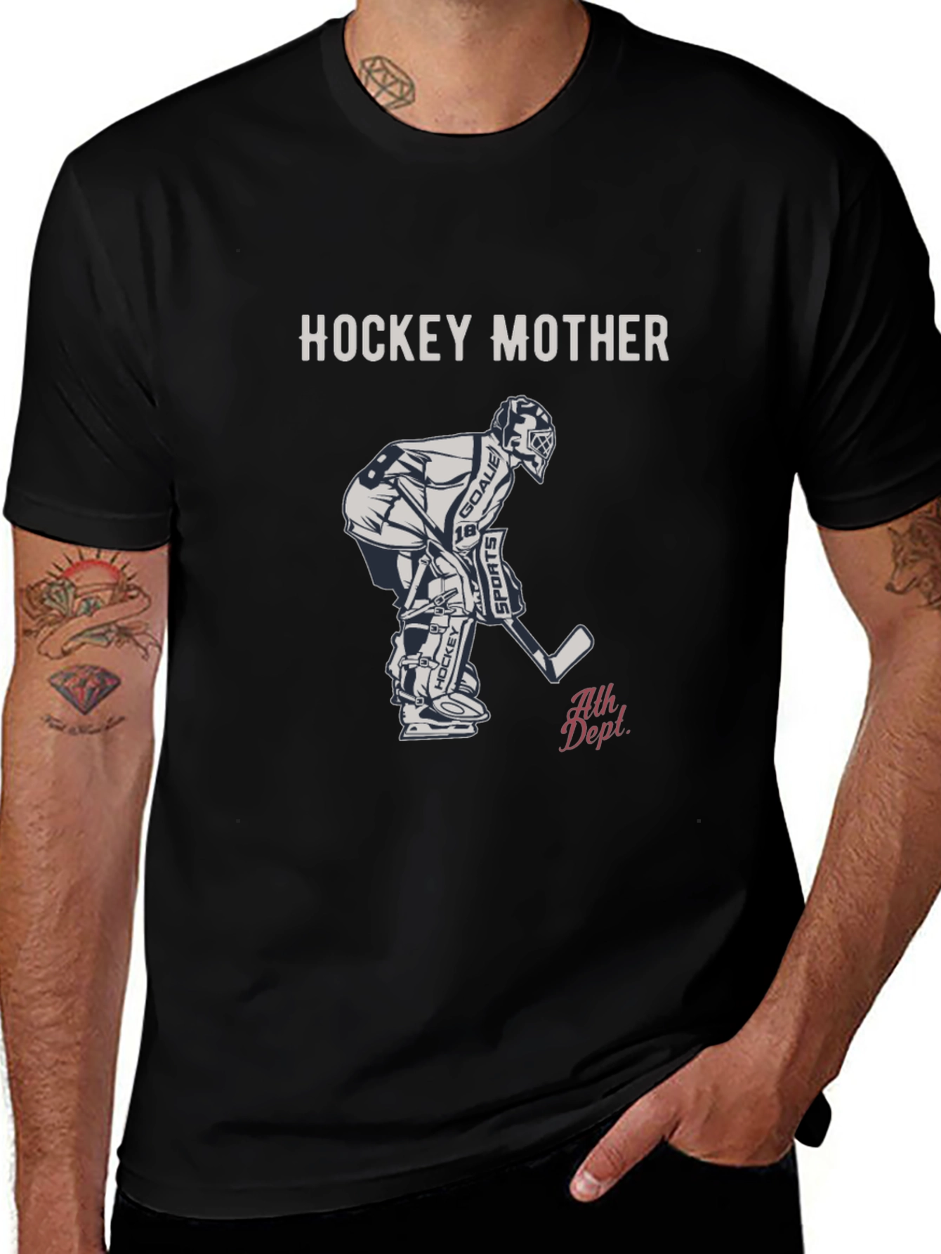 Hockey Mother T-Shirt - Goalie Graphic Tee