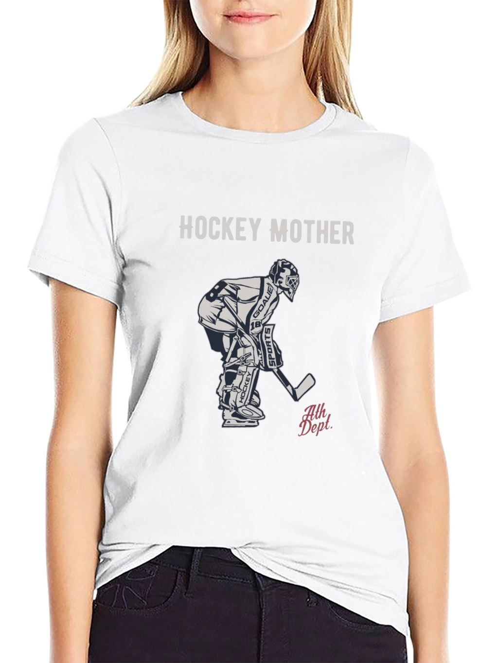 Hockey Mother T-Shirt - Goalie Graphic Tee