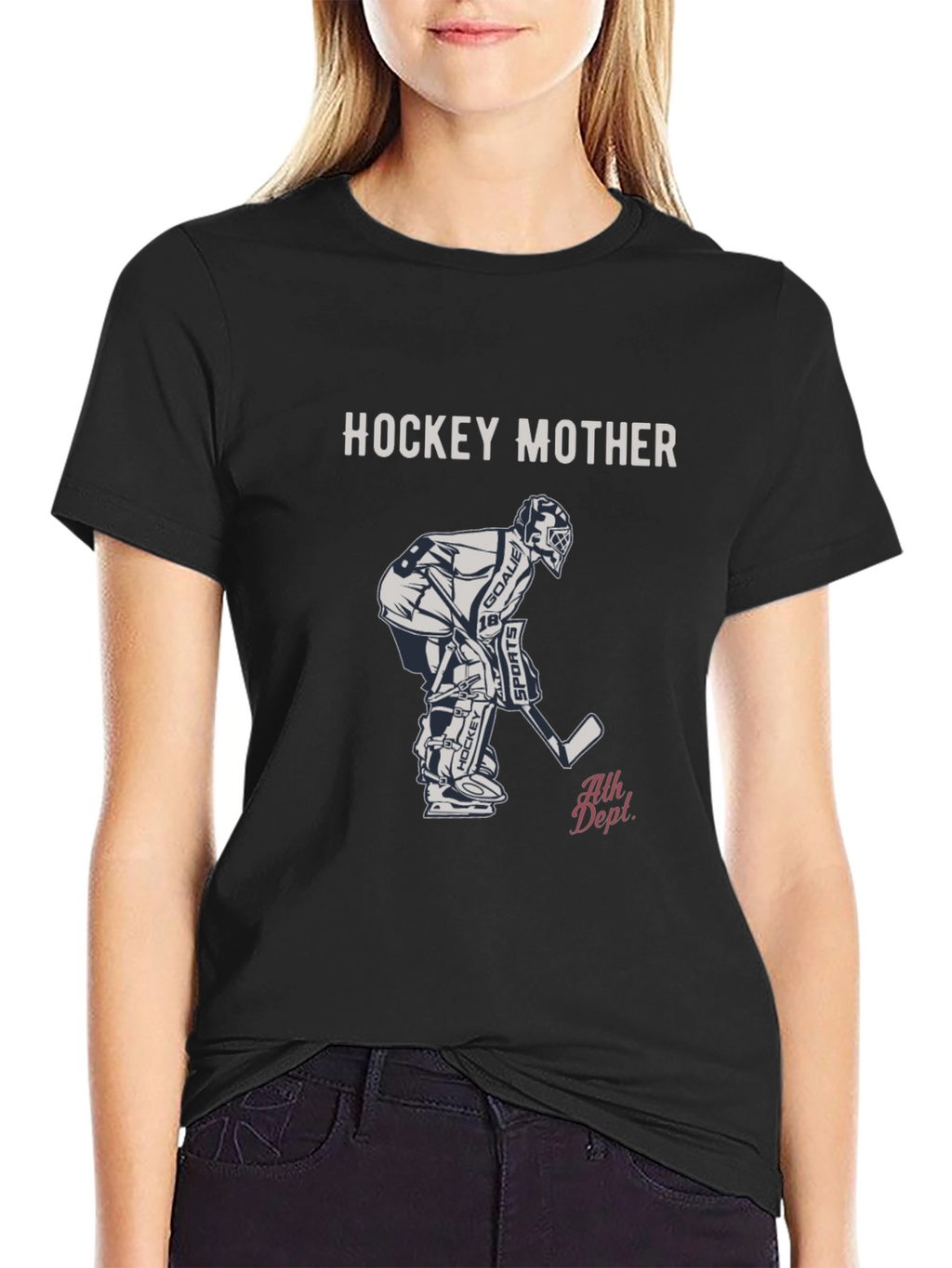 Hockey Mother T-Shirt - Goalie Graphic Tee