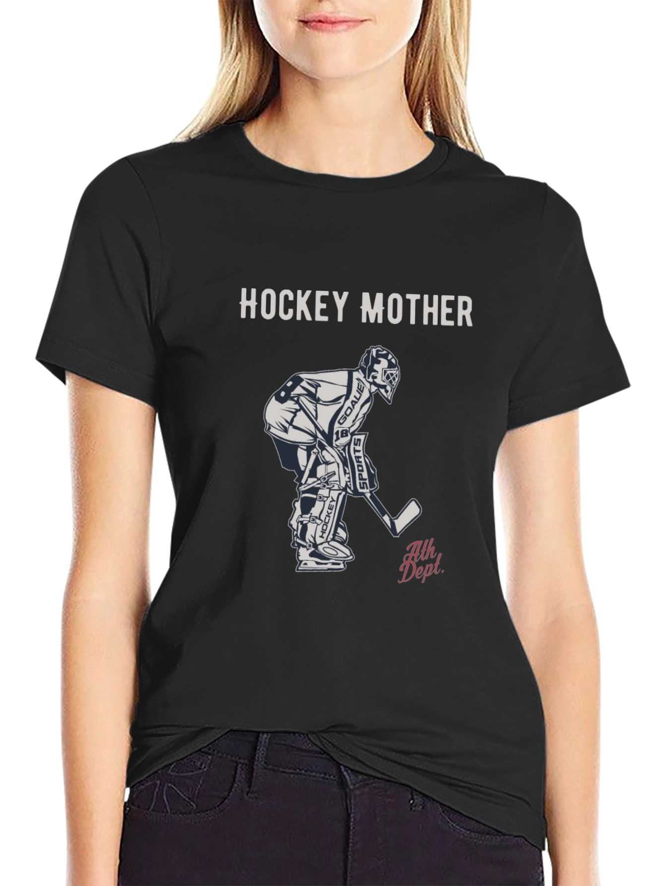 Hockey Mother T-Shirt - Goalie Graphic Tee