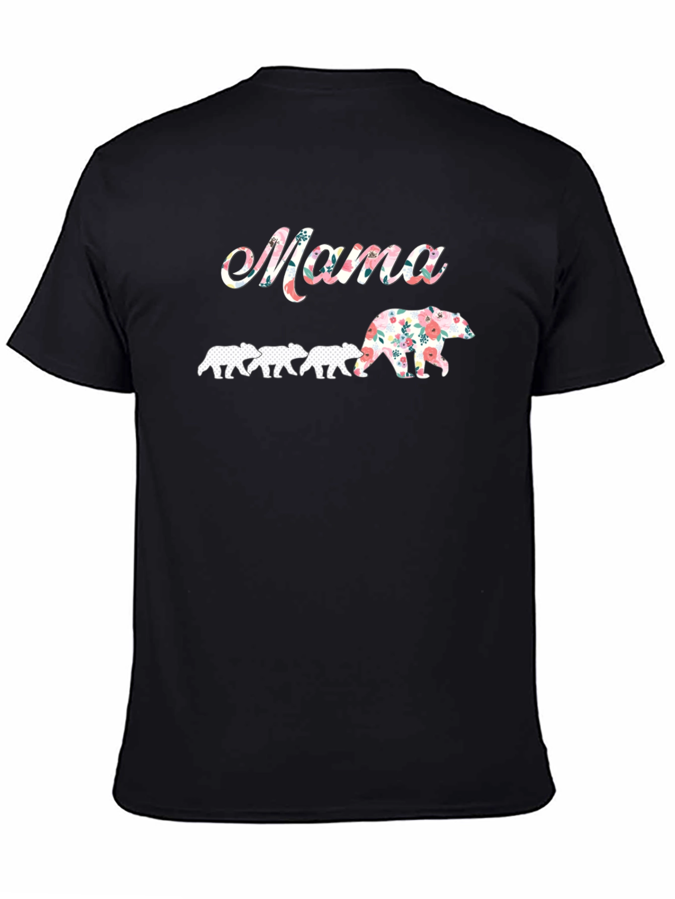 Mama Bear Floral Graphic T-Shirt