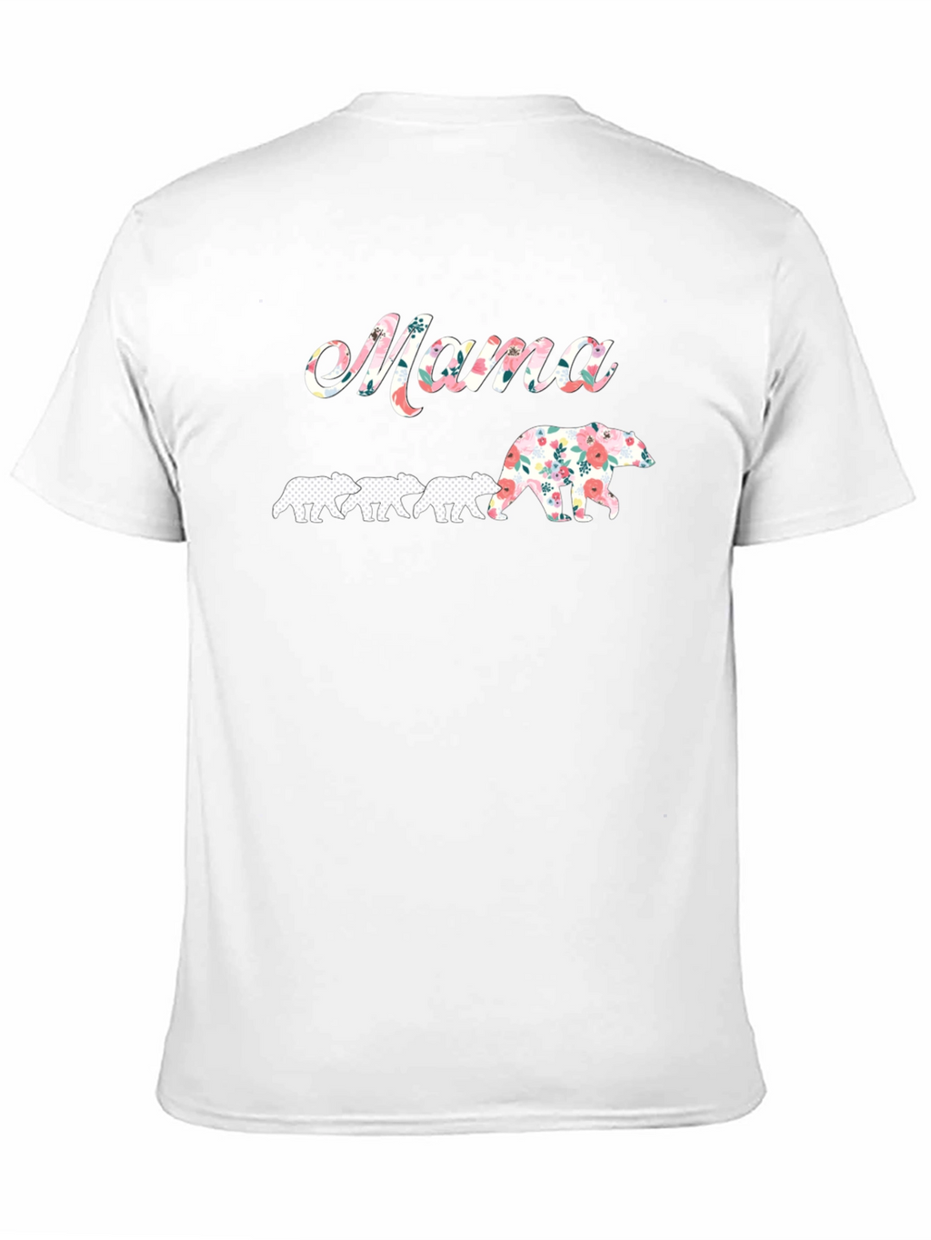 Mama Bear Floral Graphic T-Shirt