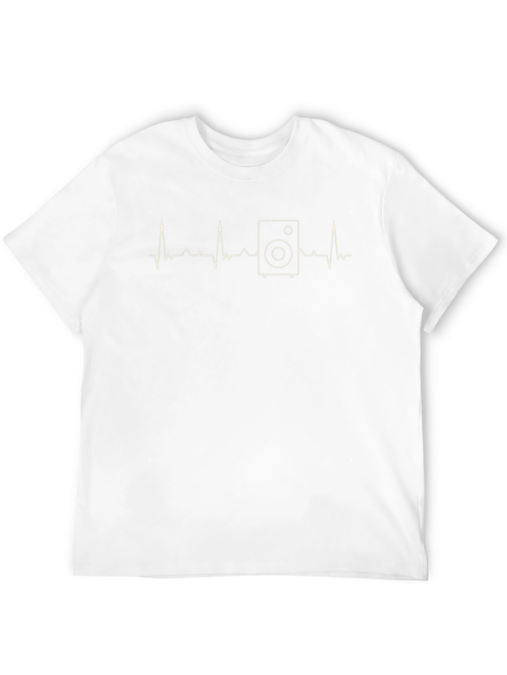 Speaker Heartbeat T-Shirt - Music Lover Tee