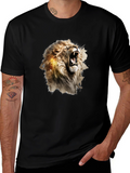 Roaring Lion Graphic Black T-Shirt