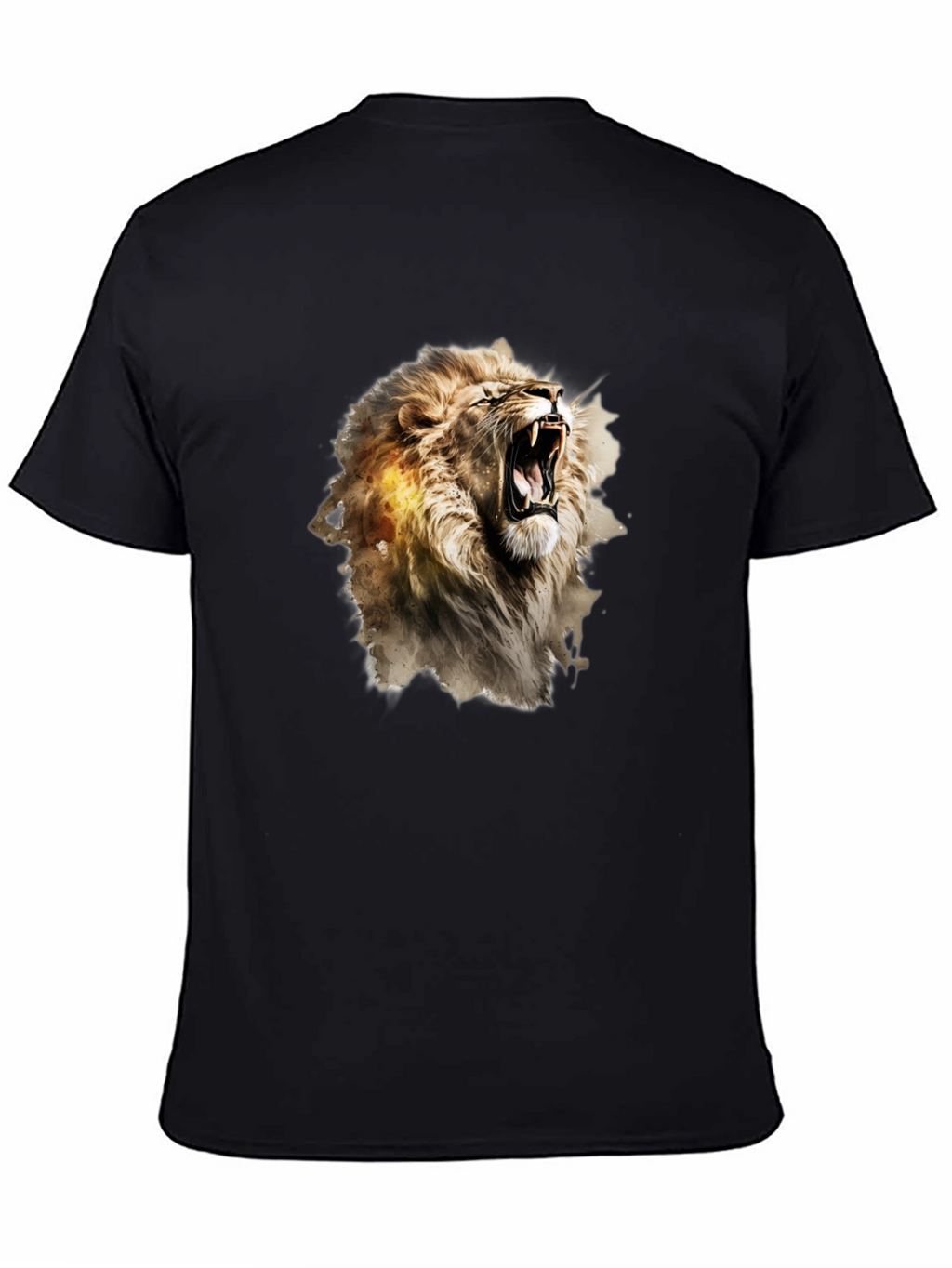 Roaring Lion Graphic Black T-Shirt