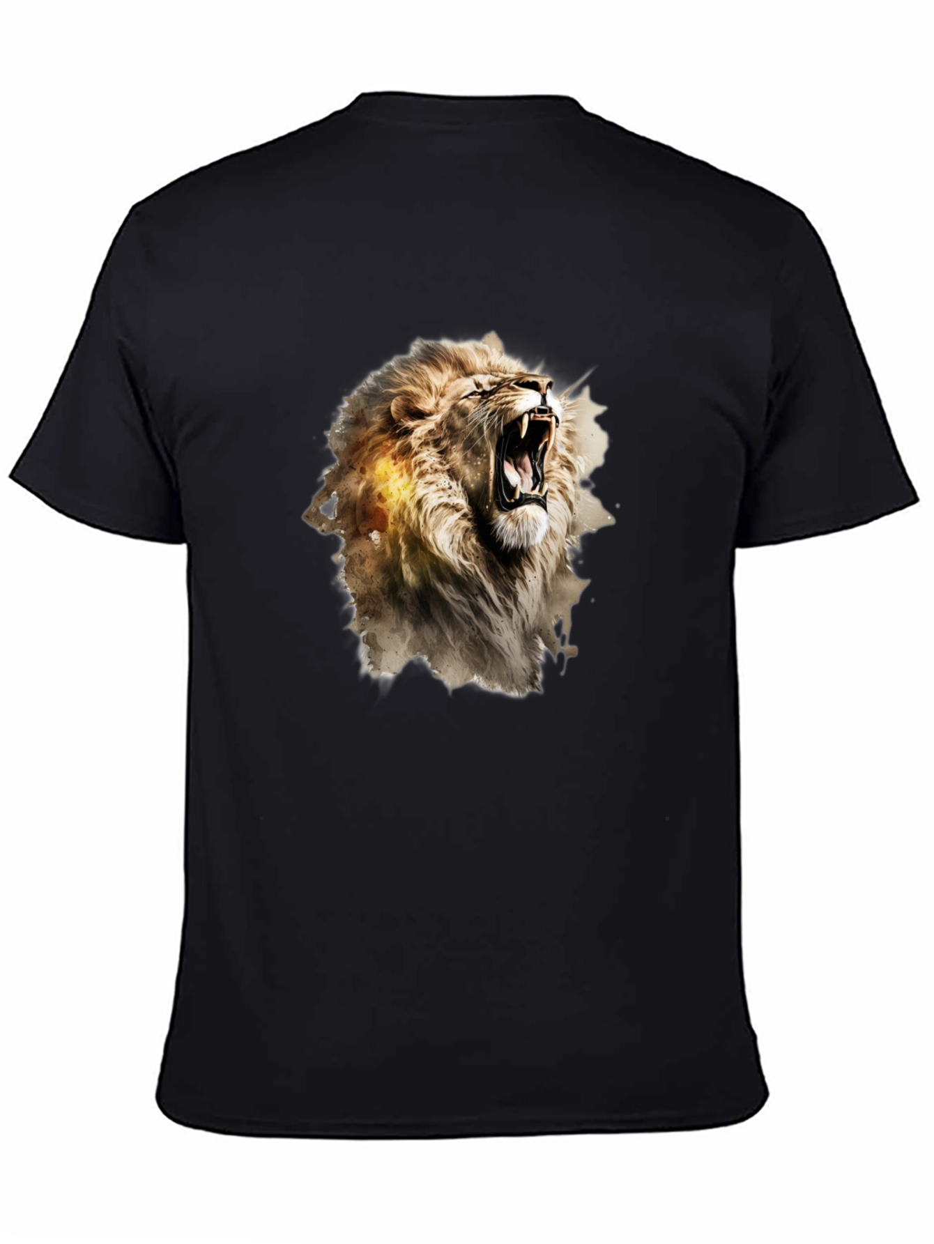 Roaring Lion Graphic Black T-Shirt
