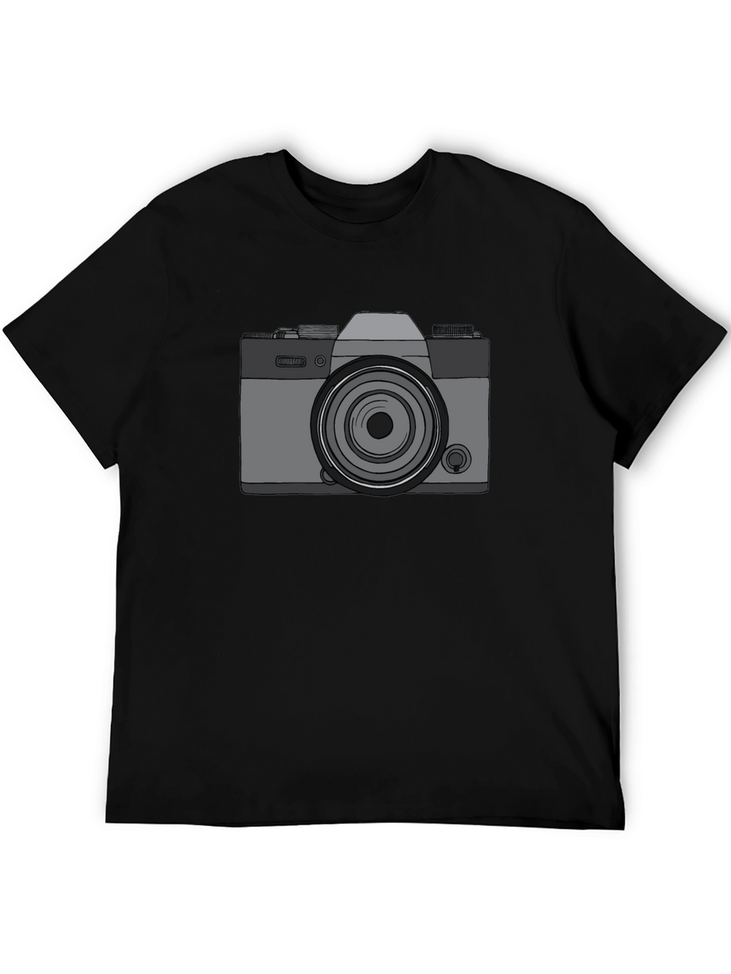 Retro Camera Graphic Tee - Cool Photographer Shirt