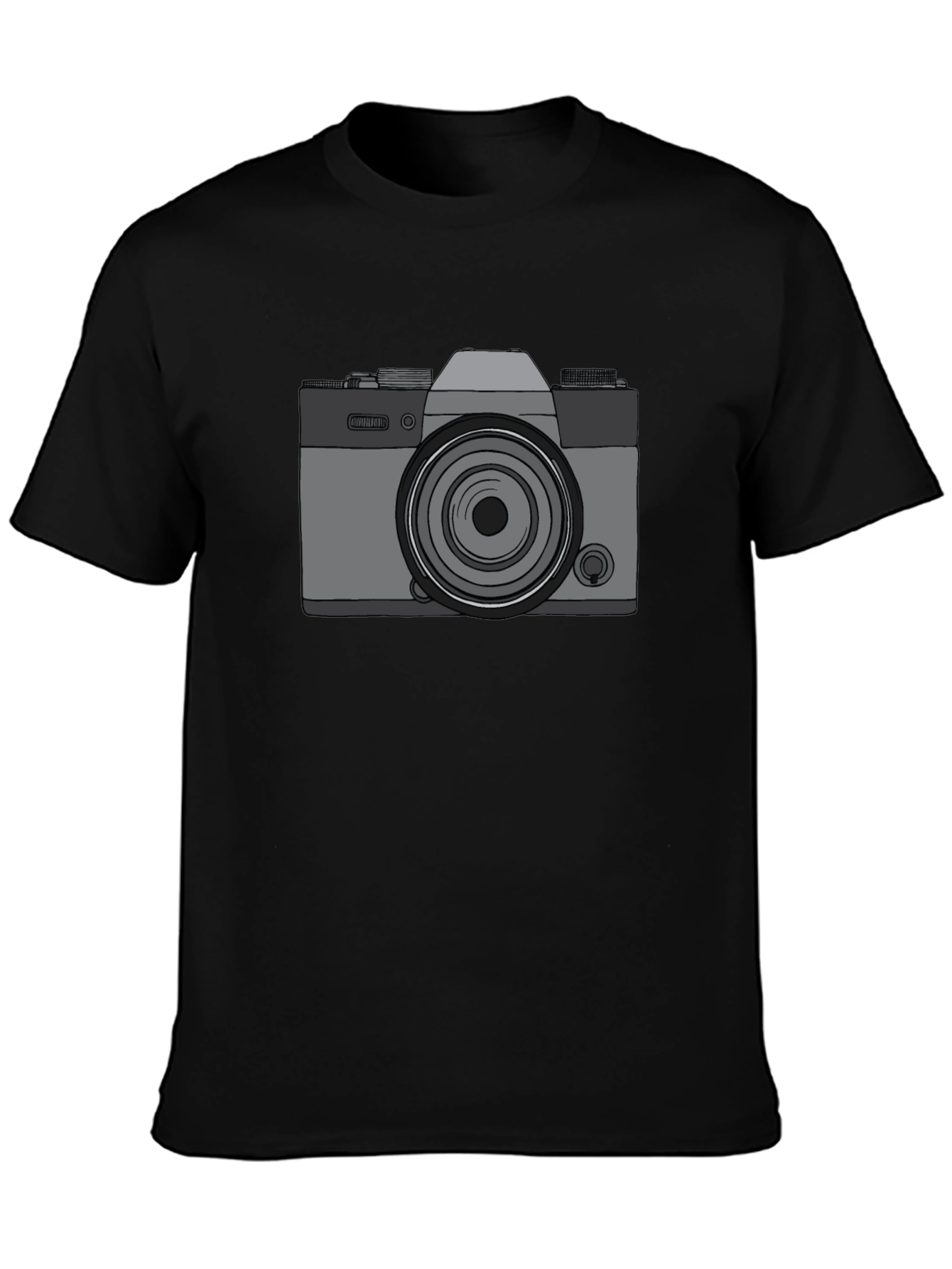 Retro Camera Graphic Tee - Cool Photographer Shirt