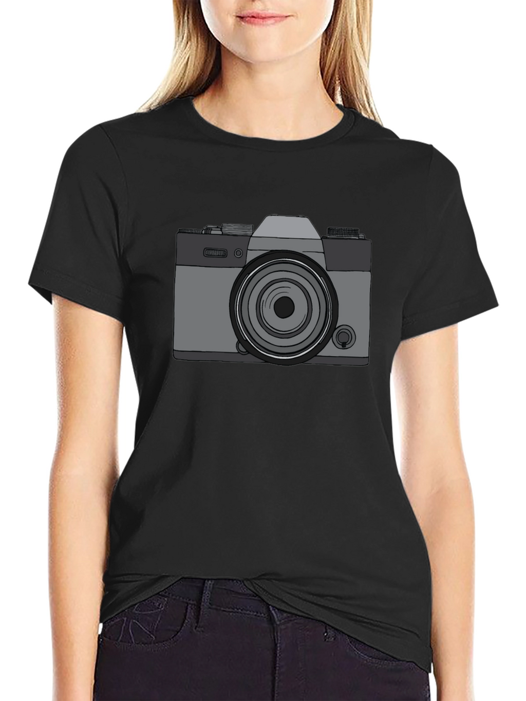 Retro Camera Graphic Tee - Cool Photographer Shirt