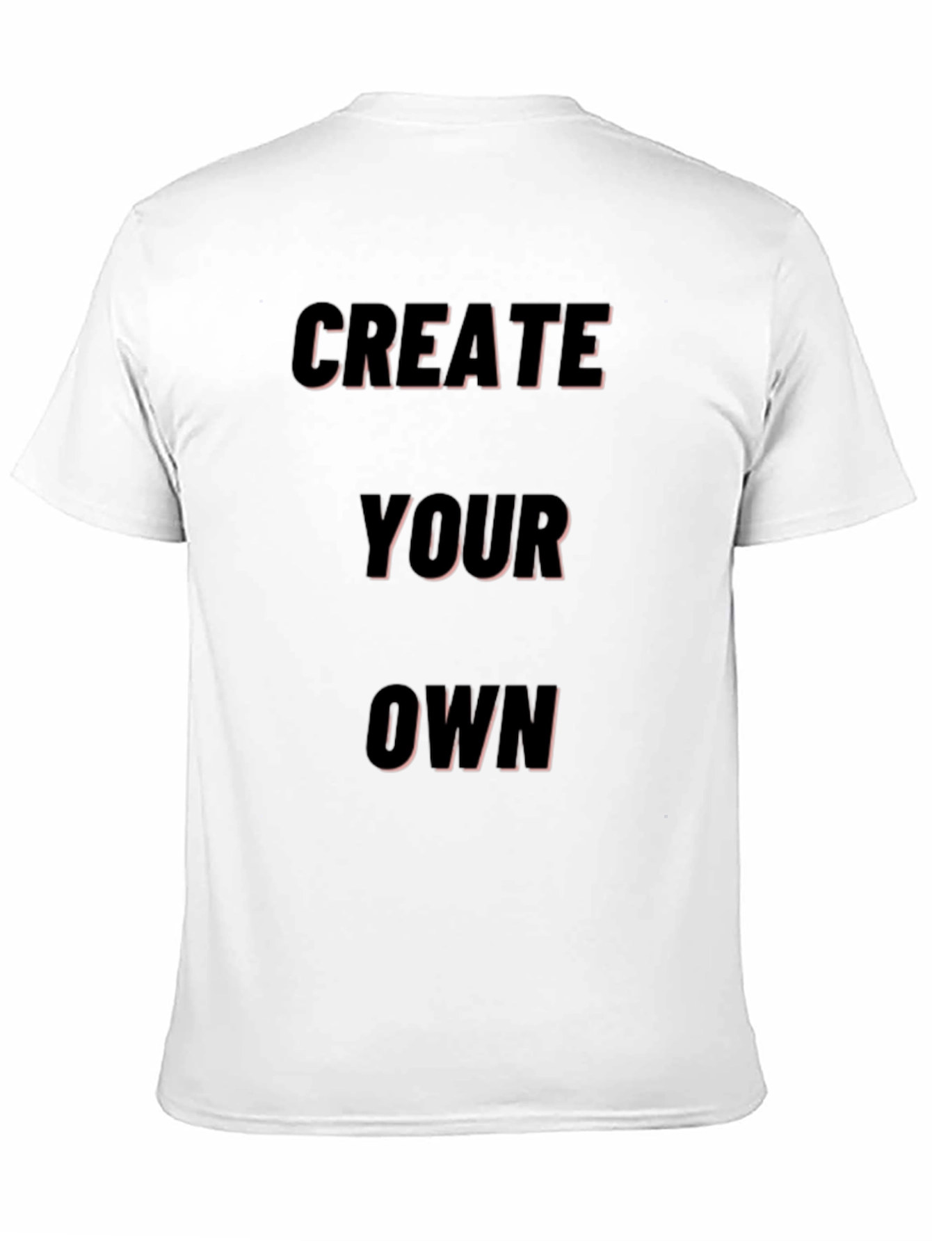 Create Your Own Black Graphic Tee