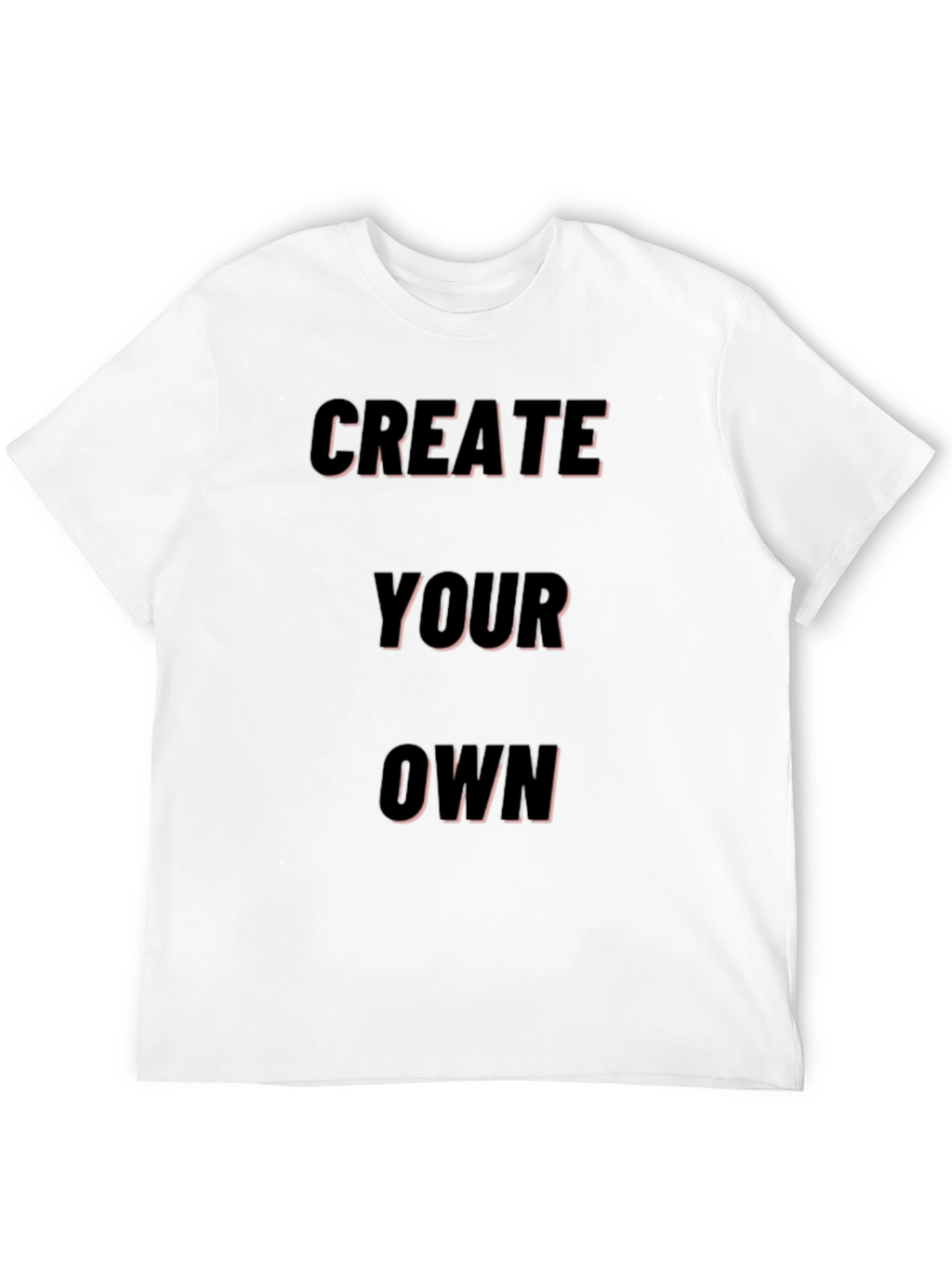 Create Your Own Black Graphic Tee