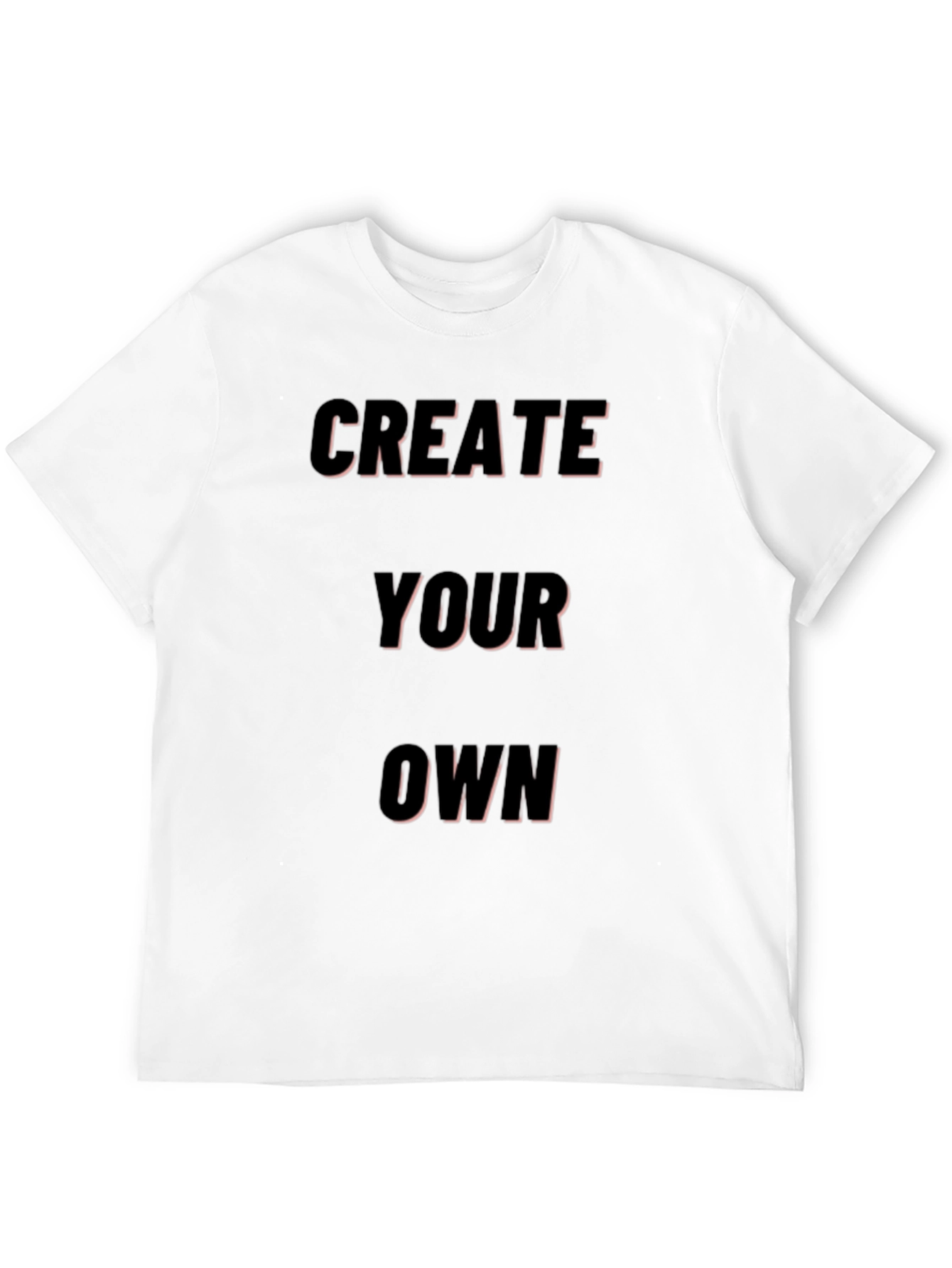 Create Your Own Black Graphic Tee