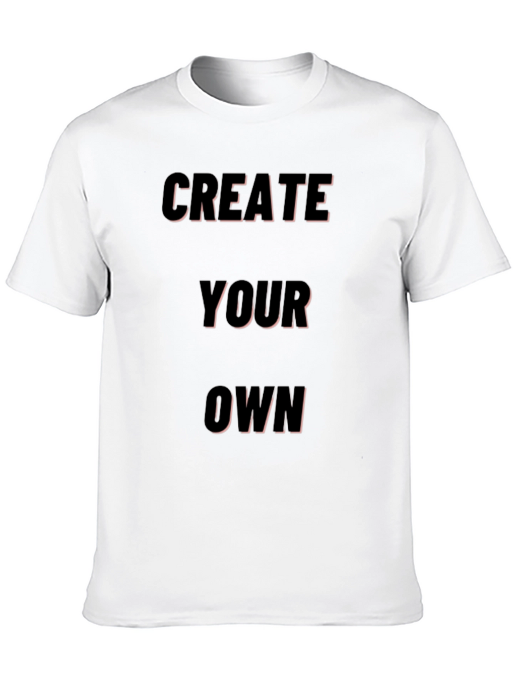 Create Your Own Black Graphic Tee