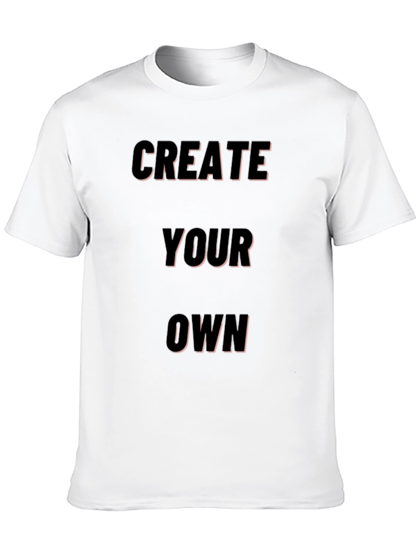 Create Your Own Black Graphic Tee