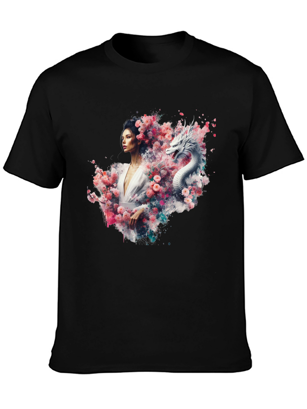 Dragon & Woman Graphic Tee