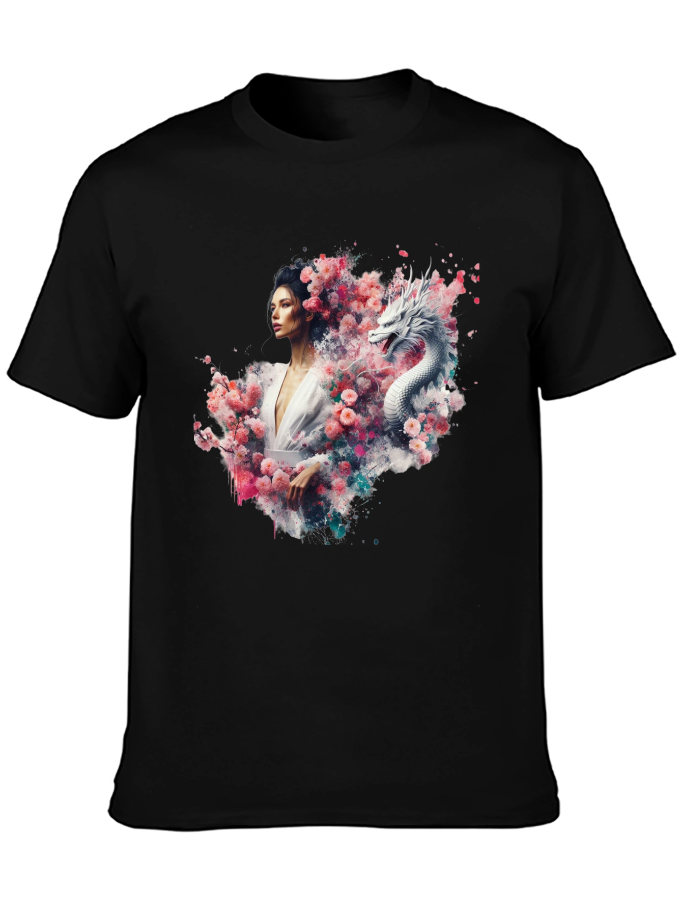 Dragon & Woman Graphic Tee