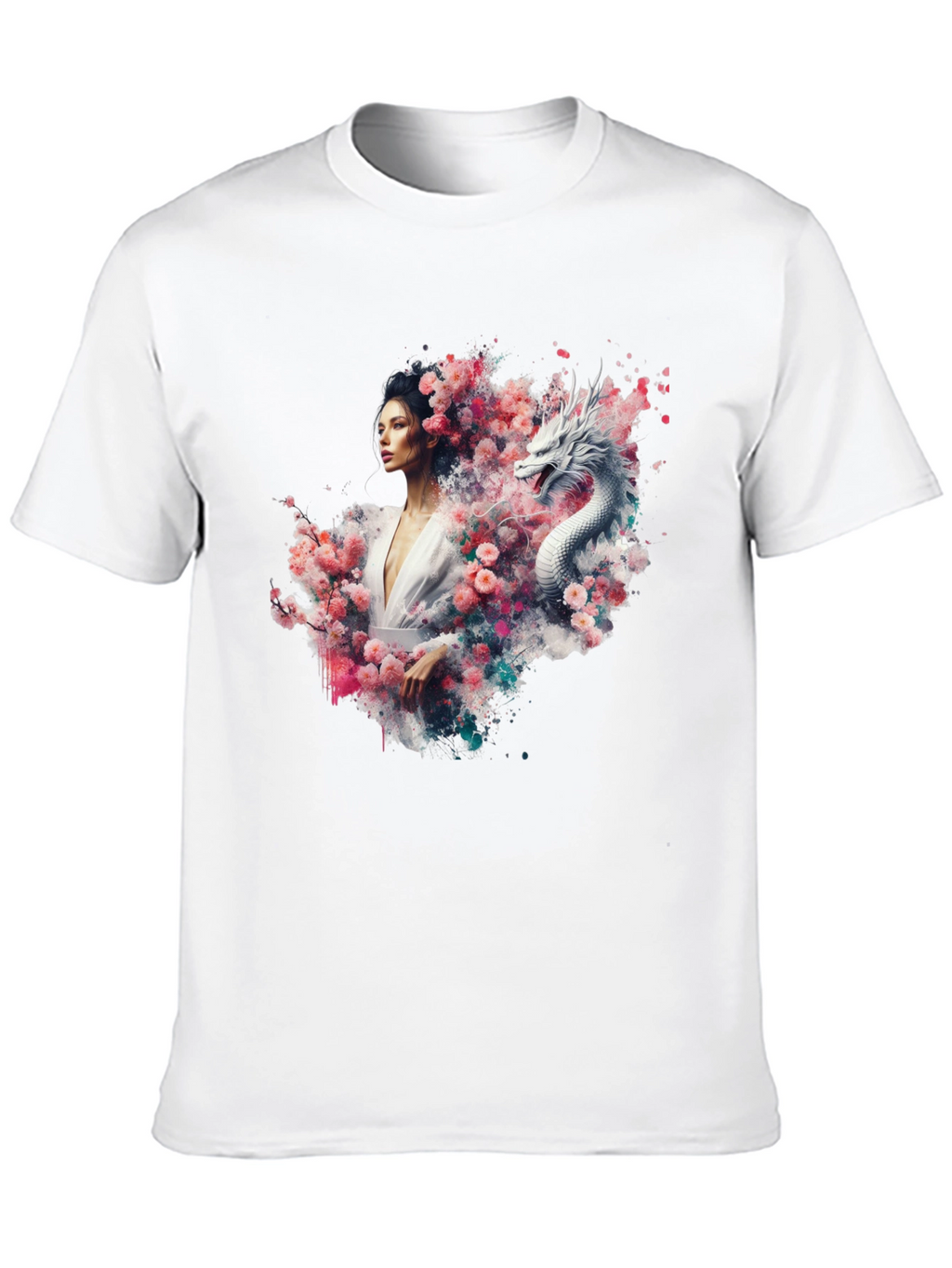 Dragon & Woman Graphic Tee
