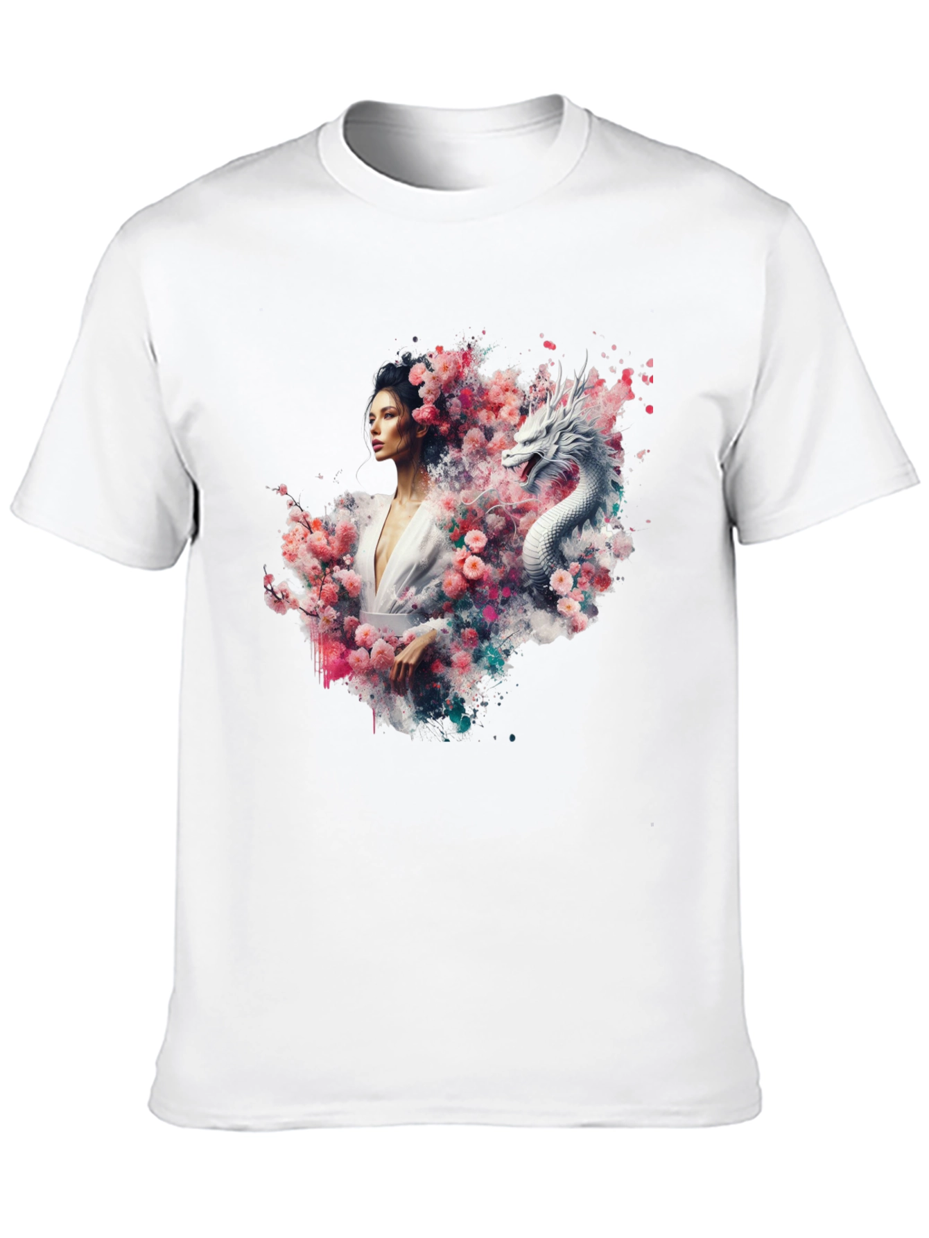 Dragon & Woman Graphic Tee