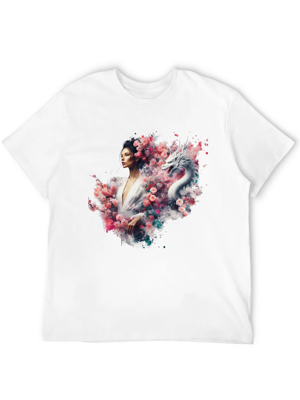 Dragon & Woman Graphic Tee