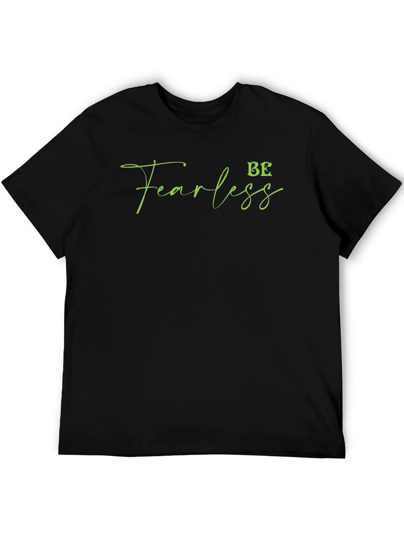 Be Fearless Black Graphic Tee