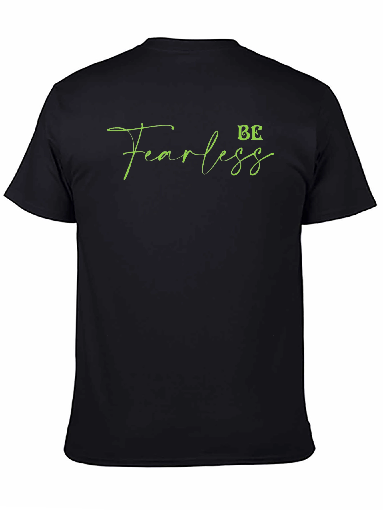Be Fearless Black Graphic Tee