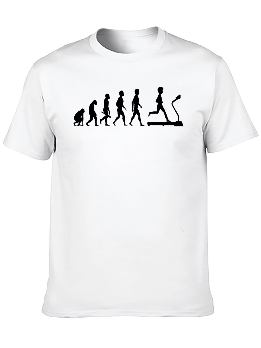 Evolution of Fitness Black Graphic T-Shirt