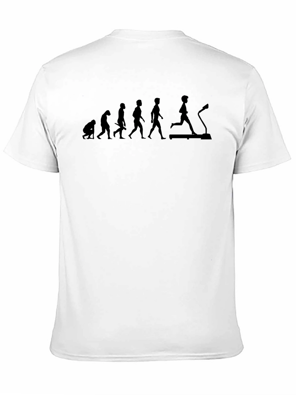 Evolution of Fitness Black Graphic T-Shirt