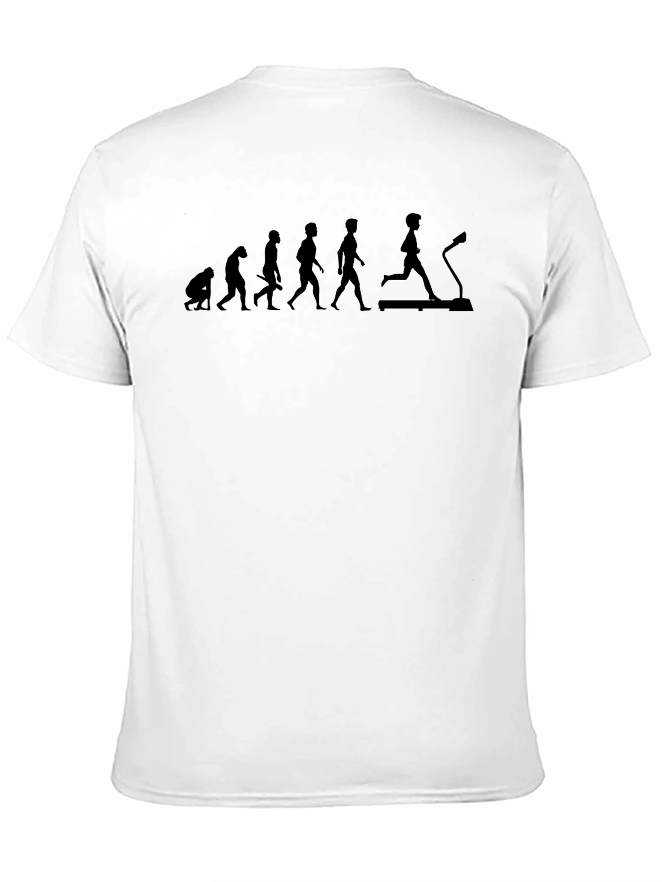 Evolution of Fitness Black Graphic T-Shirt