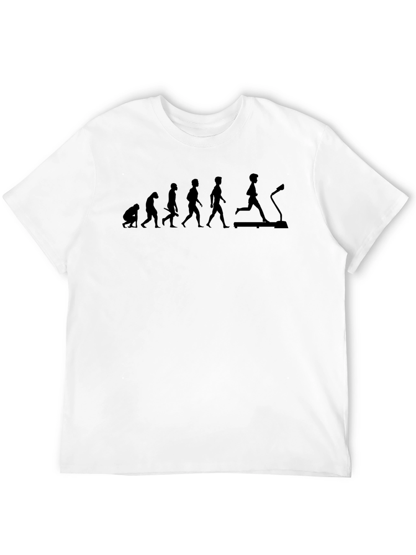 Evolution of Fitness Black Graphic T-Shirt