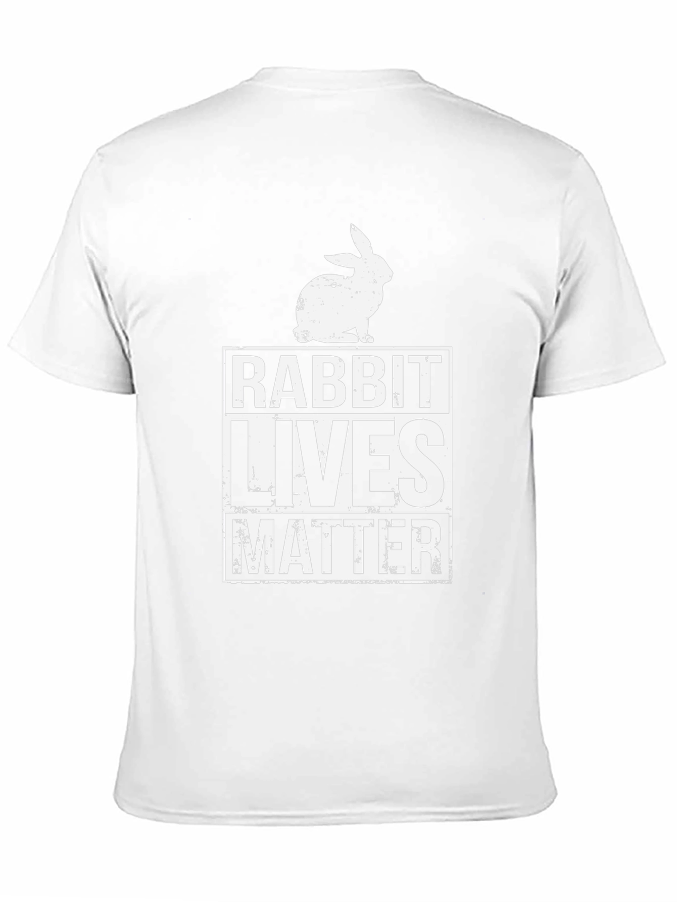 Rabbit Lives Matter T-Shirt - Black Graphic Tee