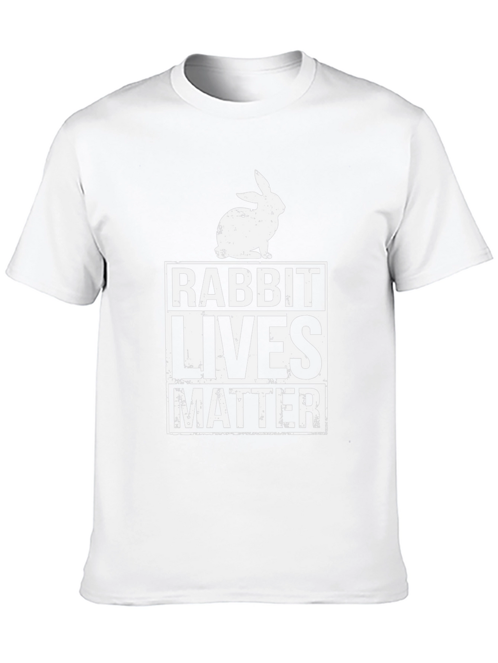 Rabbit Lives Matter T-Shirt - Black Graphic Tee