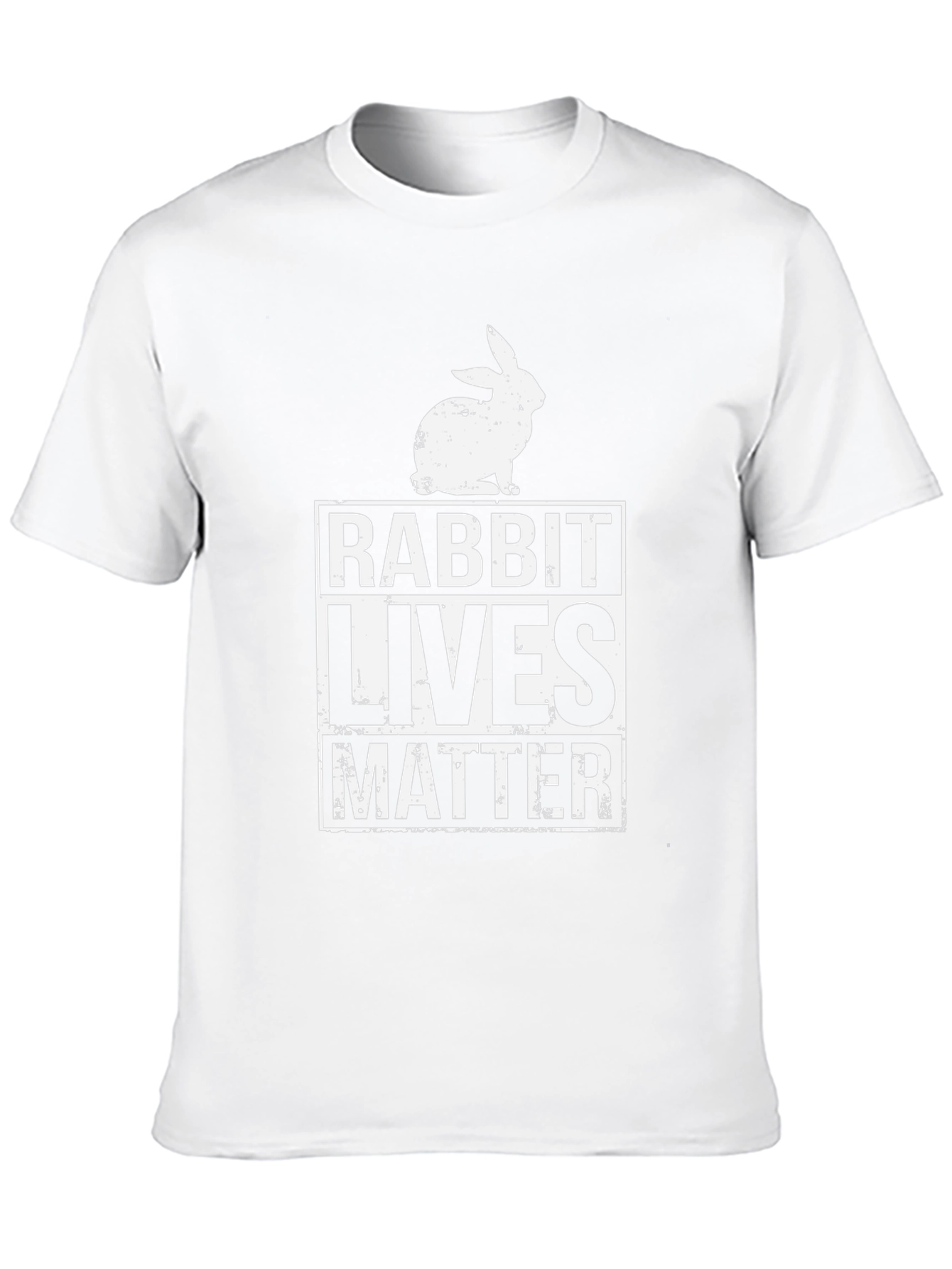 Rabbit Lives Matter T-Shirt - Black Graphic Tee